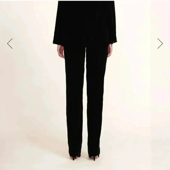 Staud Velvet Tosca Straight Trouser Pants size 0 - Picture 2 of 11